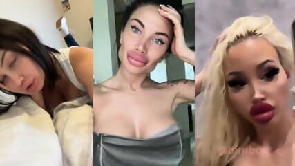 Bimbo PMV with BIG FAKE LIPS