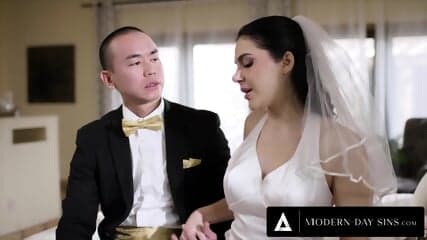 MODERN DAY SINS   Groomsman ASSFUCKS Italian Bride Valentina Nappi On Wedding Day   REMOTE BUTT PLUG