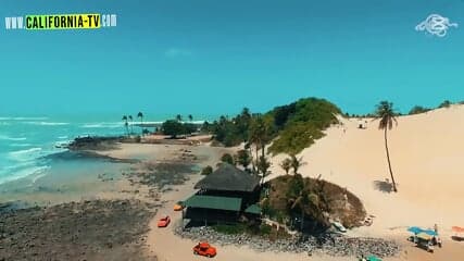 Ayarla Sousa, A 20 year old Brunette With A Perfect Body And A Stunning Pussy, Arrives In Natal For The Reality Show Califórnia: After An Exciting Buggy Ride Through Paradise Beaches, She Strips Naked And Shows It All Without A Care!