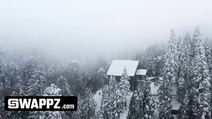How To Survive A Snow Storm? Swap Step Sisters With Your Friend And Pound Them Hard