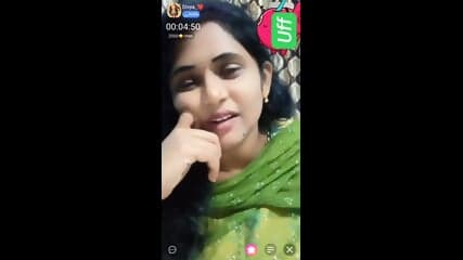 Divya on chamet boobs show with face