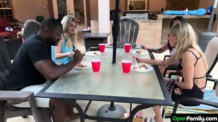 Blonde Bombshell Anastasia Shades  Fuck In An Open Family