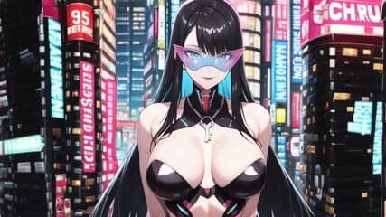 Ourdream Hentai | Raven Babe Gets Fucked In Cyberpunk