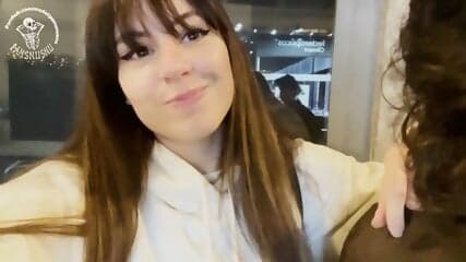 Street Festival Public Fuck Huge Ass Big Tits Outdoor POV Risky Cum Walk
