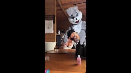 Morena Cavala Peituda Mamando E Dando A Xoxota Gostosa No Pelo Pro Coelhão