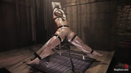 Pressed past her clit confines