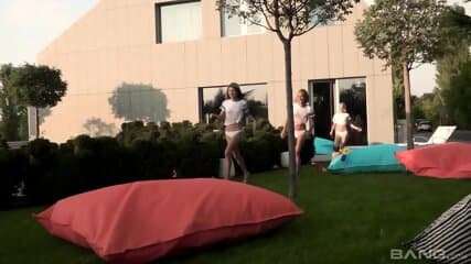 Gina Gerson Veronica Leal Three Young Lesbians-try Anal